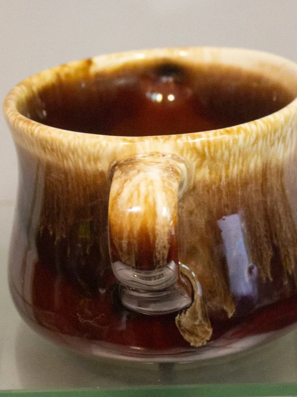McCoy Art Pottery Vintage Double-Handled Bowl-Soup-Chili